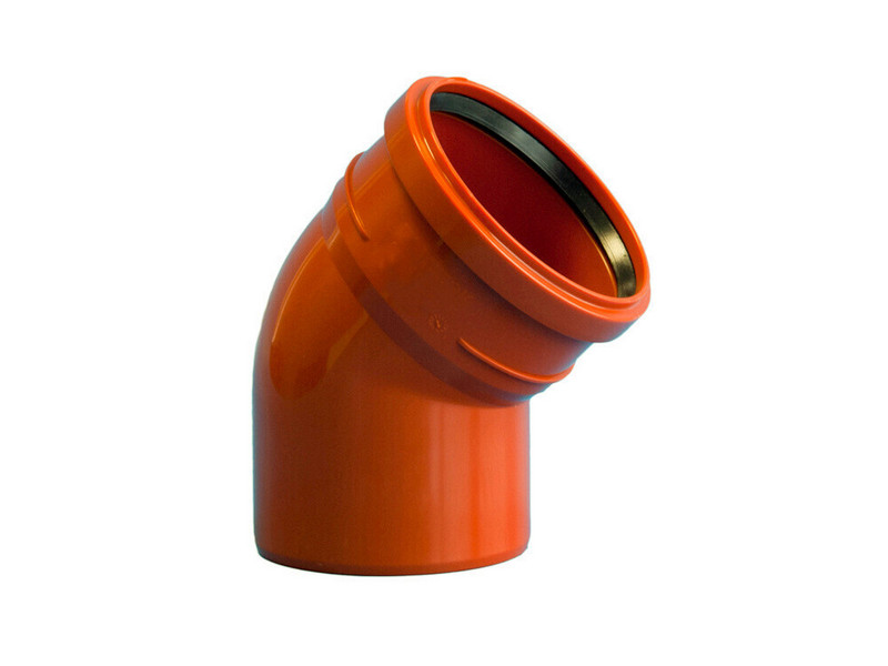 Отвод 200х45 "Политэк" (наруж.) SN8 Тип 2, стр. пр. Россия. Артикул НАР