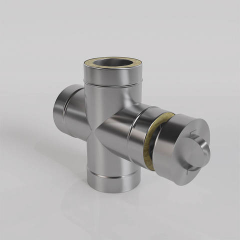 Крестовина утепленная /Республика Беларусь/ (Д160*260мм с выходом Д160*260мм 0,8/304-0,5/430)