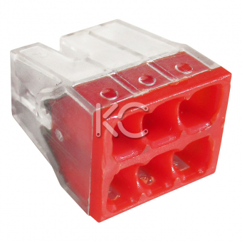 Стоительно-монтажная клемма СМК 2273-426 отверстия 6х0,5-2,5мм2 КС, арт.92079