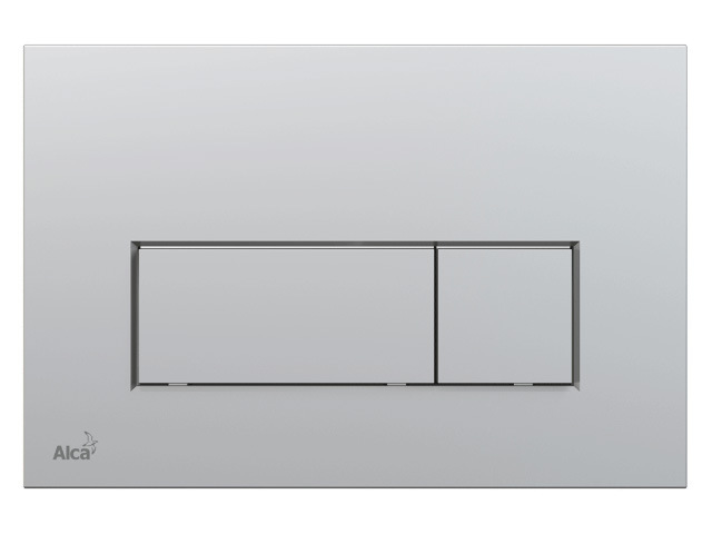 Кнопка для инсталляции (хром-матовая), Alcaplast, арт.M572 (Чехия)