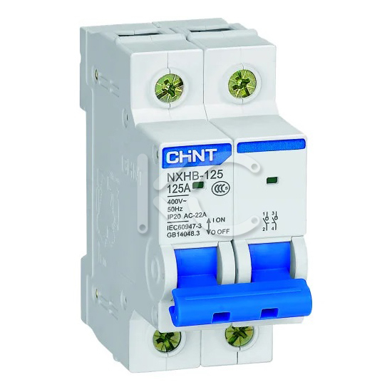 Выключатель нагрузки NXHB-125 2Р 63А, CHINT, арт.193176