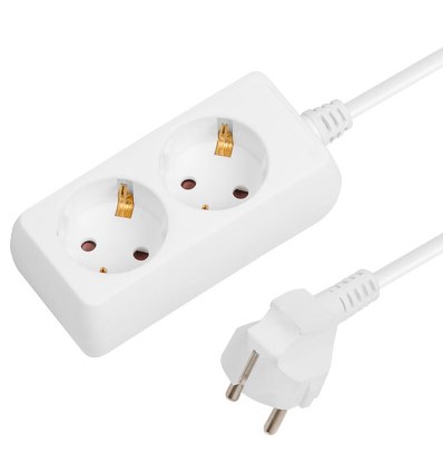 Удлинитель 1,5метра 3гнезда с/з 16А белый ПВС 3*1,5, Юпитер, арт.JP8105-21