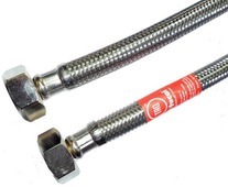 TAQ HG шланг резиновый в метал. оплетке  Г1/2-Г1/2 50 см  /Италия/