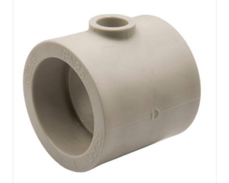 Тройник переходной 63х32х63 сер., произв. Россия. Артикул EVER