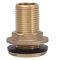 Переходник с фланцем для резервуара латунный 1/2" PFTF202  / (Китай)