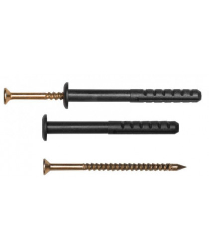 Дюбель-гвоздь 8х80 мм полипропилен потай (50 шт в карт. уп.) STARFIX, арт.SMC2-42934-50