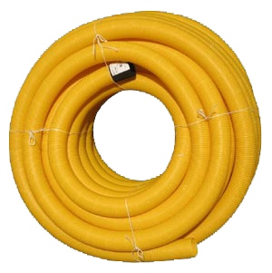 Труба дренажная диаметром 100мм, ПВХ (50п.м.)