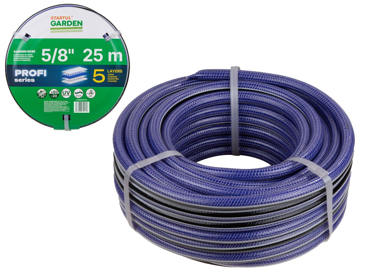 Шланг поливочный 5/8" 25м STARTUL GARDEN PROFI (ST6038-5/8-25), арт.ST6038-5/8-25