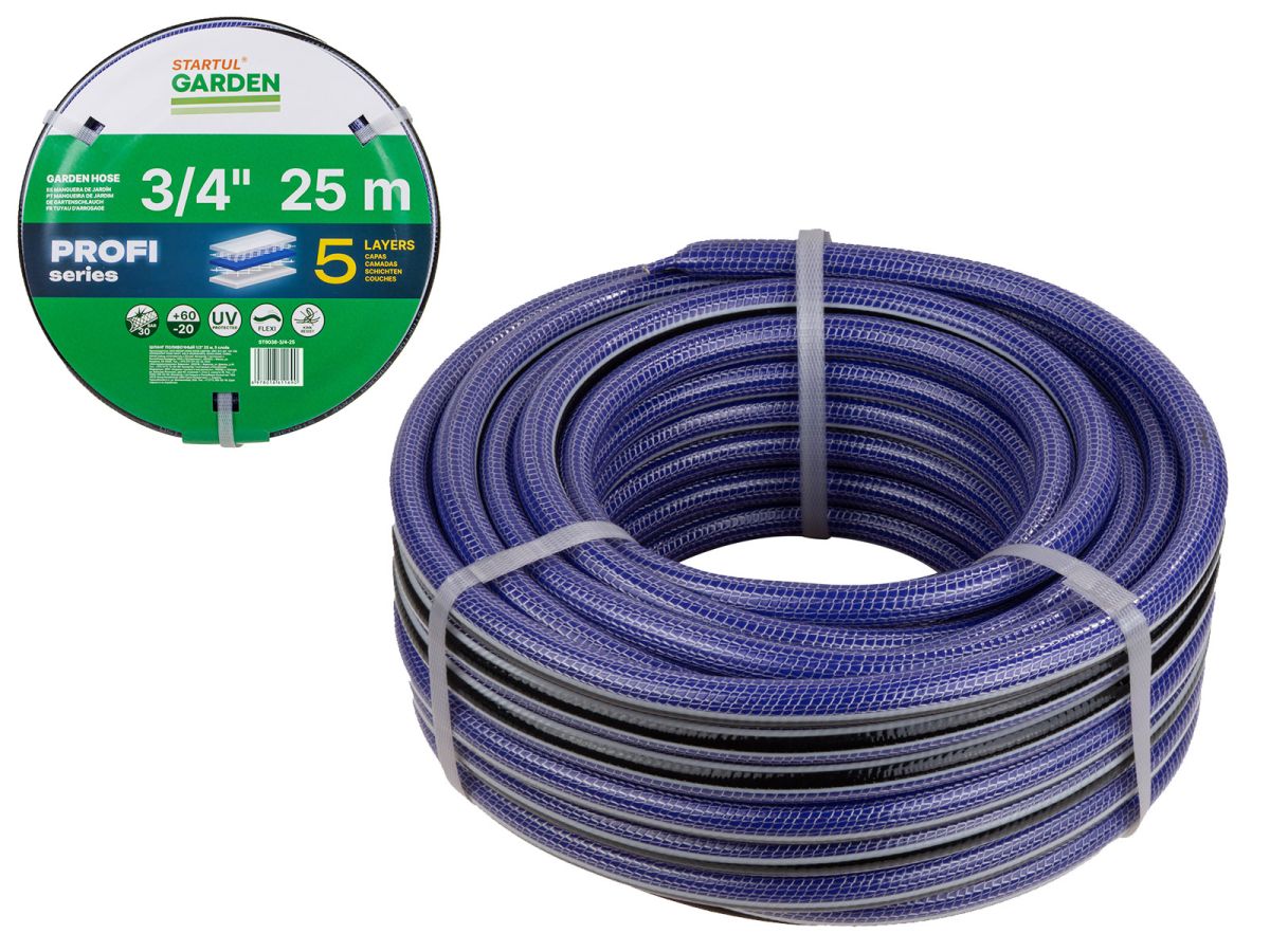 Шланг поливочный 3/4" 25м STARTUL GARDEN PROFI (ST6038-3/4-25), арт.ST6038-3/4-25