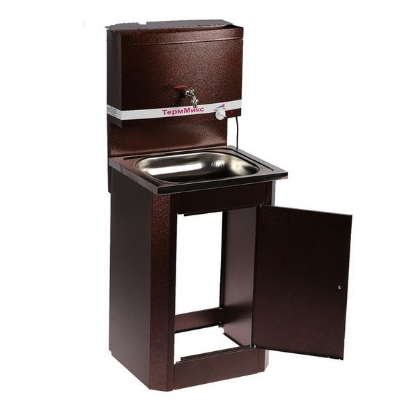 Умывальник с ЭВН нерж. медь  "ТермМикс"