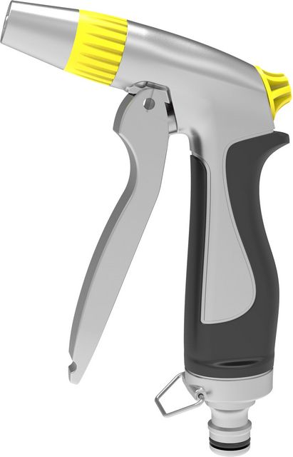 Р86 Пистолет поливочный металлический с регулируемым соплом АКВАМАСТЕР, металл. рычаг (Китай)