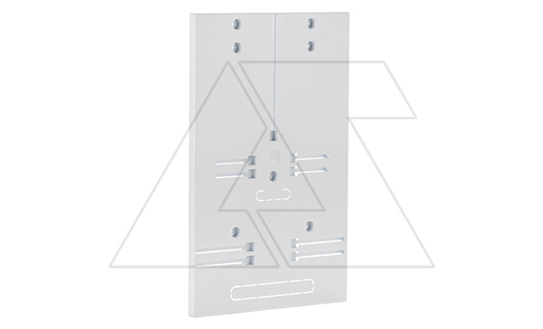 Панель для установки 1/3-ф счетчиков, с комплектом винтов, 201x334x12,5mm, RAL 9003, PS, GW 650°C
