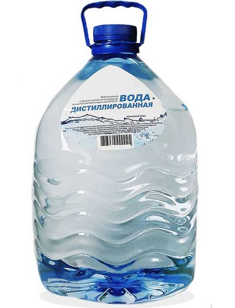 ВОДА ДИСТИЛЛИРОВАННАЯ 5 л. БЕЛАРУСЬ
