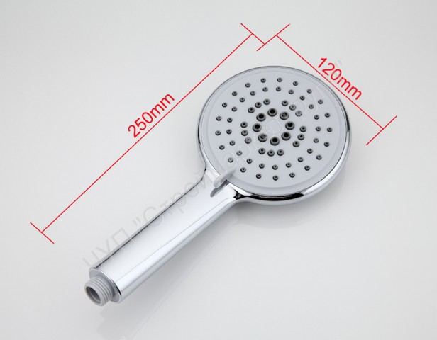 F007  лейка 3 режима, хром, самоочист., КНР