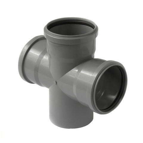 Политэк, канализация, Крестовина однопл. 110х110х110/90, стр. пр. Россия