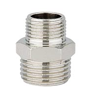 Бочонок переходной латунный никелированный  1 1/2" х 1 1/4" PFTF21  / (Китай)