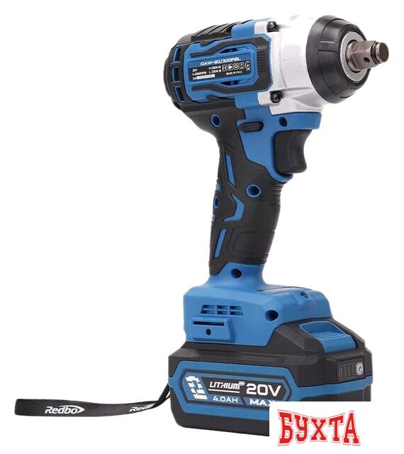 Гайковерт Redbo OAW-20/300PBL (с 1-им АКБ, кейс)