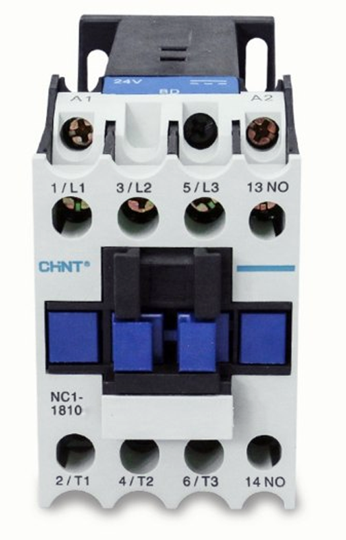 Контактор NC1-1810 18А 230В/АС3 1НО (R) (CHINT), арт.221545