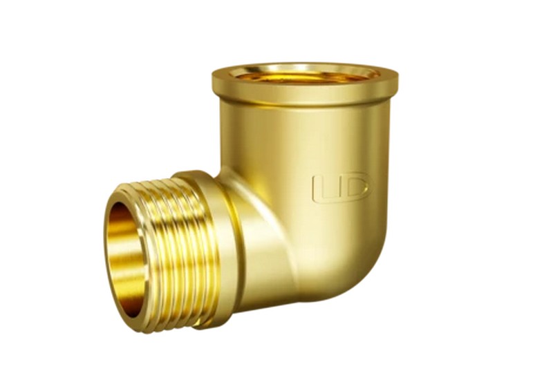 LD.65.528.15, Угол 90 гр LD Pride DN15 (1/2") ВР/НР латунь, 4630365991031, РОССИЯ