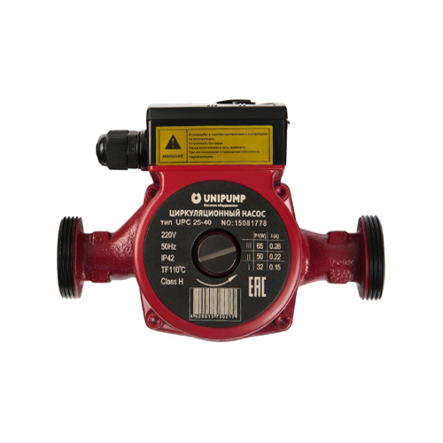Насос циркуляц. (отопл.) UPC 25-40 130, UNIPUMP