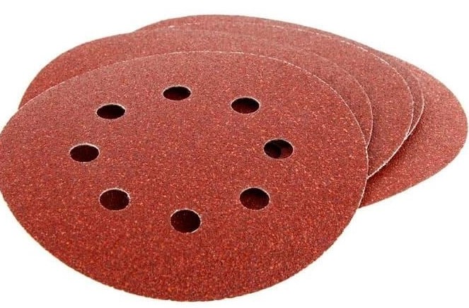 Круг наждачный SPRAVA,125 мм с ворс/подложкой  перфорированный, уп.(5 шт.) Р80; 4814773002163