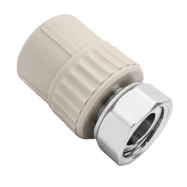 Муфта с накидной гайкой 20 х 1/2" (150/30) (Valfex) СЕРАЯ