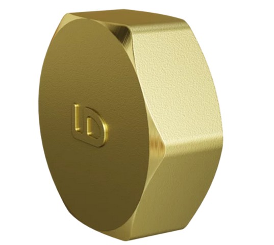 LD.65.504.50, Заглушка LD Pride (на трубу) DN50 (2") ВР латунь, 4680232554029, РОССИЯ