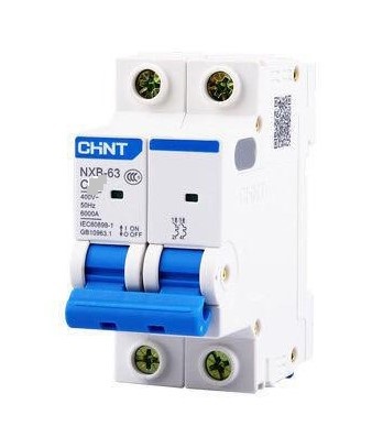 Автоматический выключатель NXB-63 2P 40A 6кA х-ка C, CHINT, арт.814096