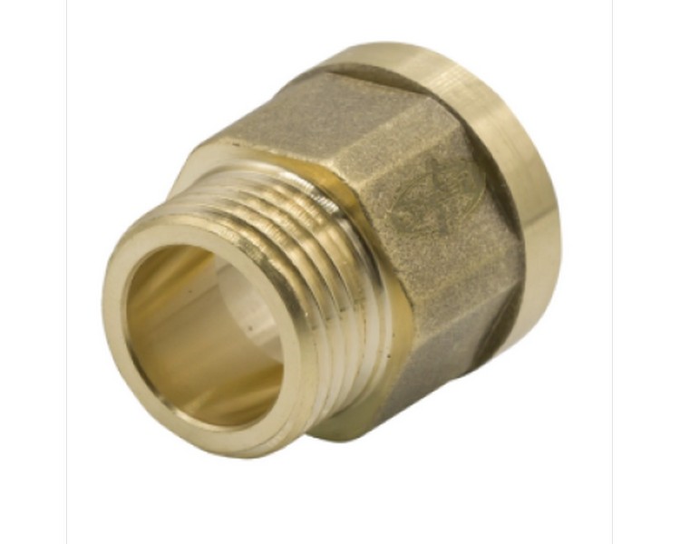 Переходник 1/2'' вн/нар ЛАТ LEXLINE 15  (L20мм), стр. ввоза Россия