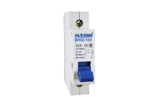 Выключатель нагрузки ВН32-100 1Р 25А, HASKI