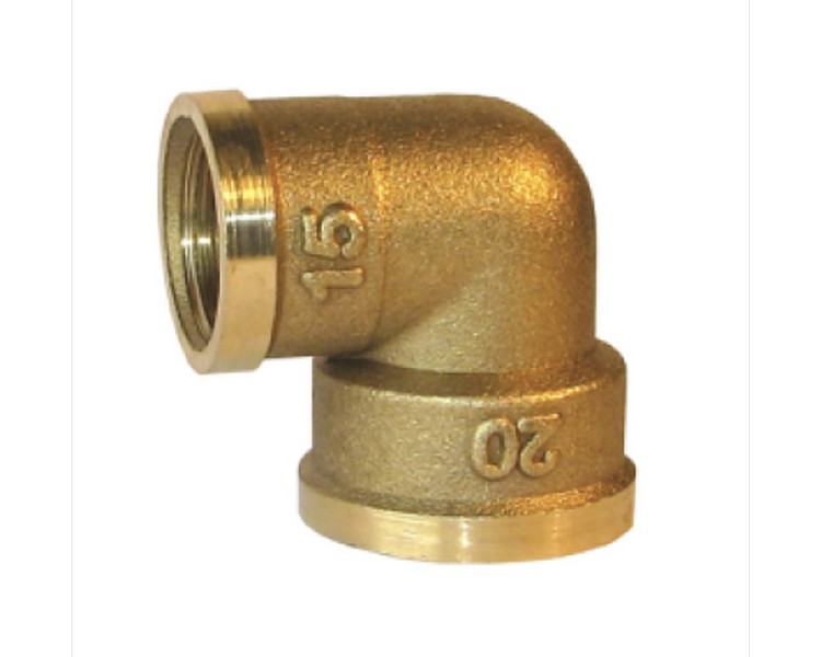 Уголок 3/4'' - 1/2'' вн/вн ЛАТ LEXLINE 20-15, стр. пр. Китай. Артикул 3/4'' - 1/2'' В/В