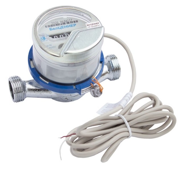 74453 Счетчик холодной воды ETK-м-D DN 20 в комплекте с датчиком импульсов (ОКП РБ 26.51.63.500) (Бе