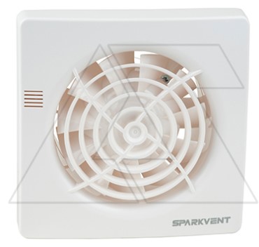 SM-100SW\вентилятор 158х158мм, диам.102мм, белый, Sparkvent