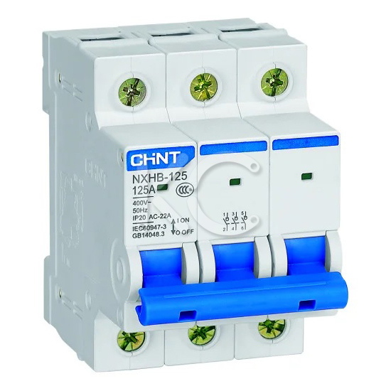 Выключатель нагрузки NXHB-125 3Р 20А, CHINT, арт.193180