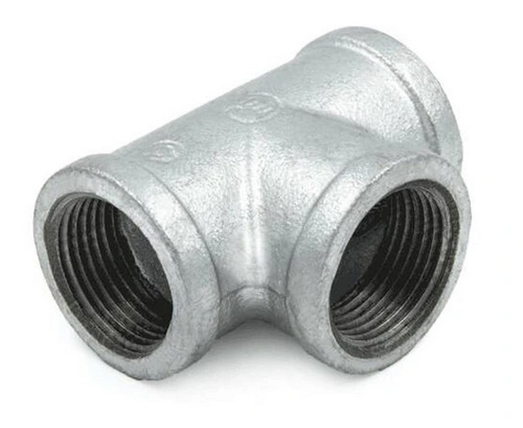 Тройник чугунный оцинк. Ду 40 (1 1/2") Fittex PLUS (00072472), Китай