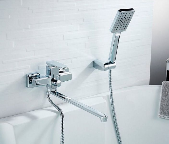 Ledeme L2278 Смеситель для ванны/душа длинный излив (10)