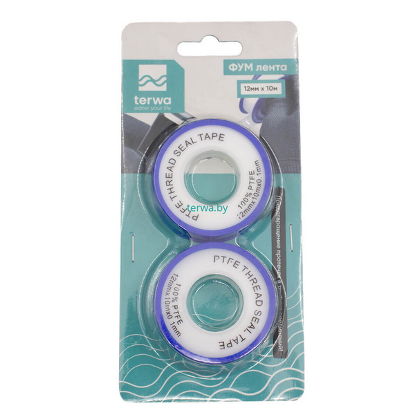 ФУМ лента Terwa (упаковка 2 шт.), КИТАЙ, Ш/К:4816071302938