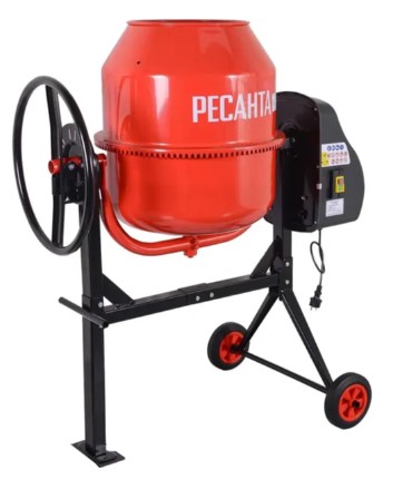 Бетономешалка БМ-160Ч Ресанта, 74/1/35