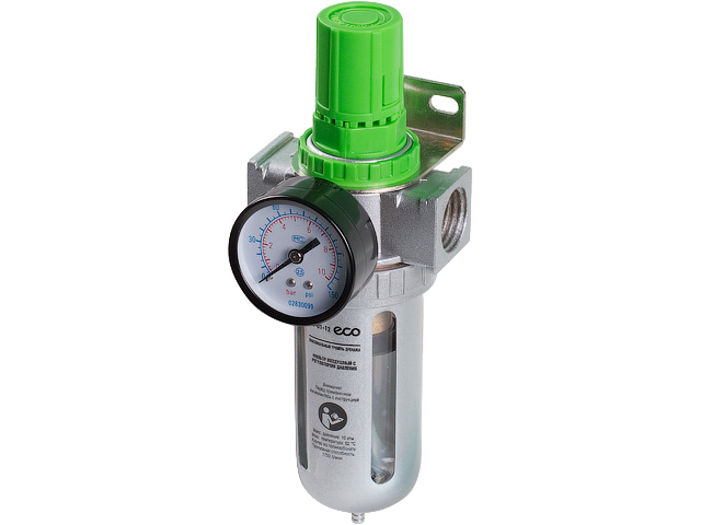 Фильтр воздушный ECO с регулятором давления (1/4"), арт.AU-01-14 (Китай)