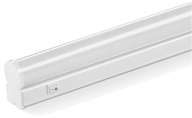 Светильник LED Т5 с выключателем и вилкой, 600мм 15W 6500К IP20, IN HOME, арт.4690612051338
