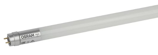 Лампа LED T8 линейная 600мм 9Вт 230В 6500К G13, OSRAM, арт.4058075377509