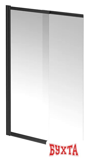 Стеклянная шторка для ванны Kerama Marazzi Vetro VE.100.BSD.BLK.M