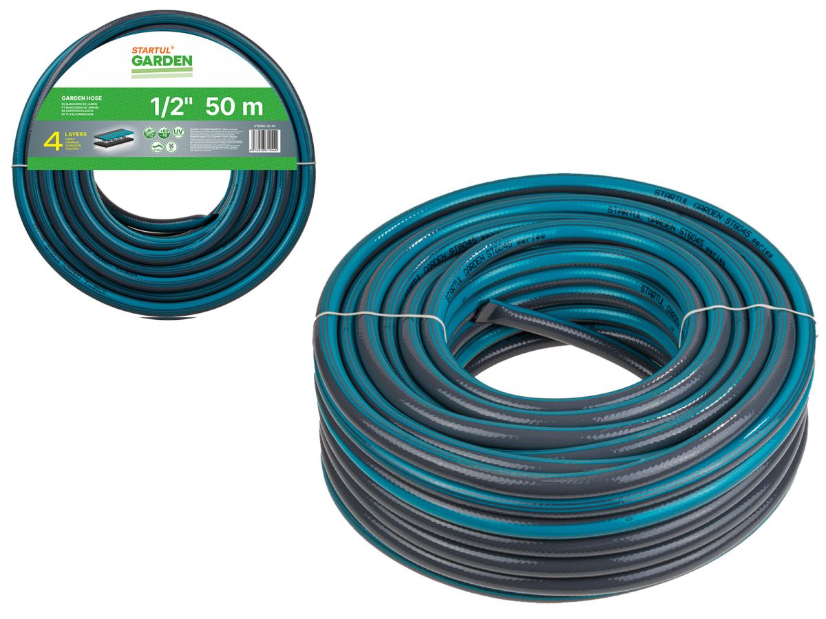 Шланг поливочный 1/2" 50м STARTUL GARDEN (ST6045-1/2-50), арт.ST6045-1/2-50