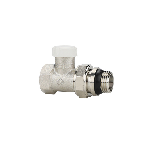 VM10311 Клапан запорный радиаторный Varmega 1/2", прямой, с самоуплотняющимся полусгоном