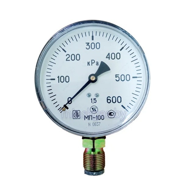 Манометр МП100М5-600 кПа-ЧрК ГП