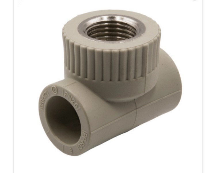 Тройник комб. ВН 32х1х32 сер., стр. пр. Россия. Артикул EVER