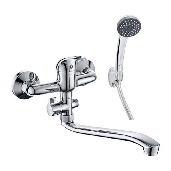 Смеситель DIADONNA универсальный с поворотным изливом 30 мм с лейкой D21-150