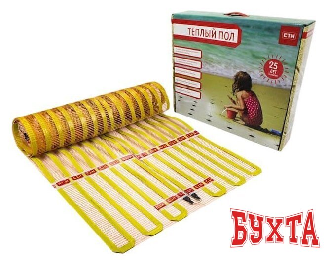 Нагревательный мат СТН City Heat 6х1 м 900 Вт