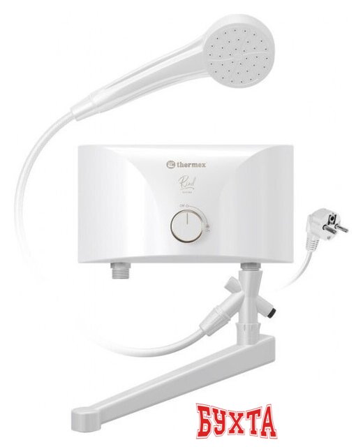 Проточный электрический водонагреватель кран+душ Thermex Rind 6500 Combi