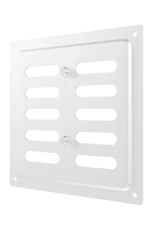 1515MER White\решетка вентиляционная MER регулируемая 150x154 окраш.сталь White ERA